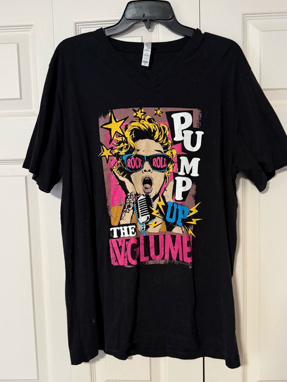 Bella Canvas Black Rock 'Pump Up The Volume' Graphic Tee